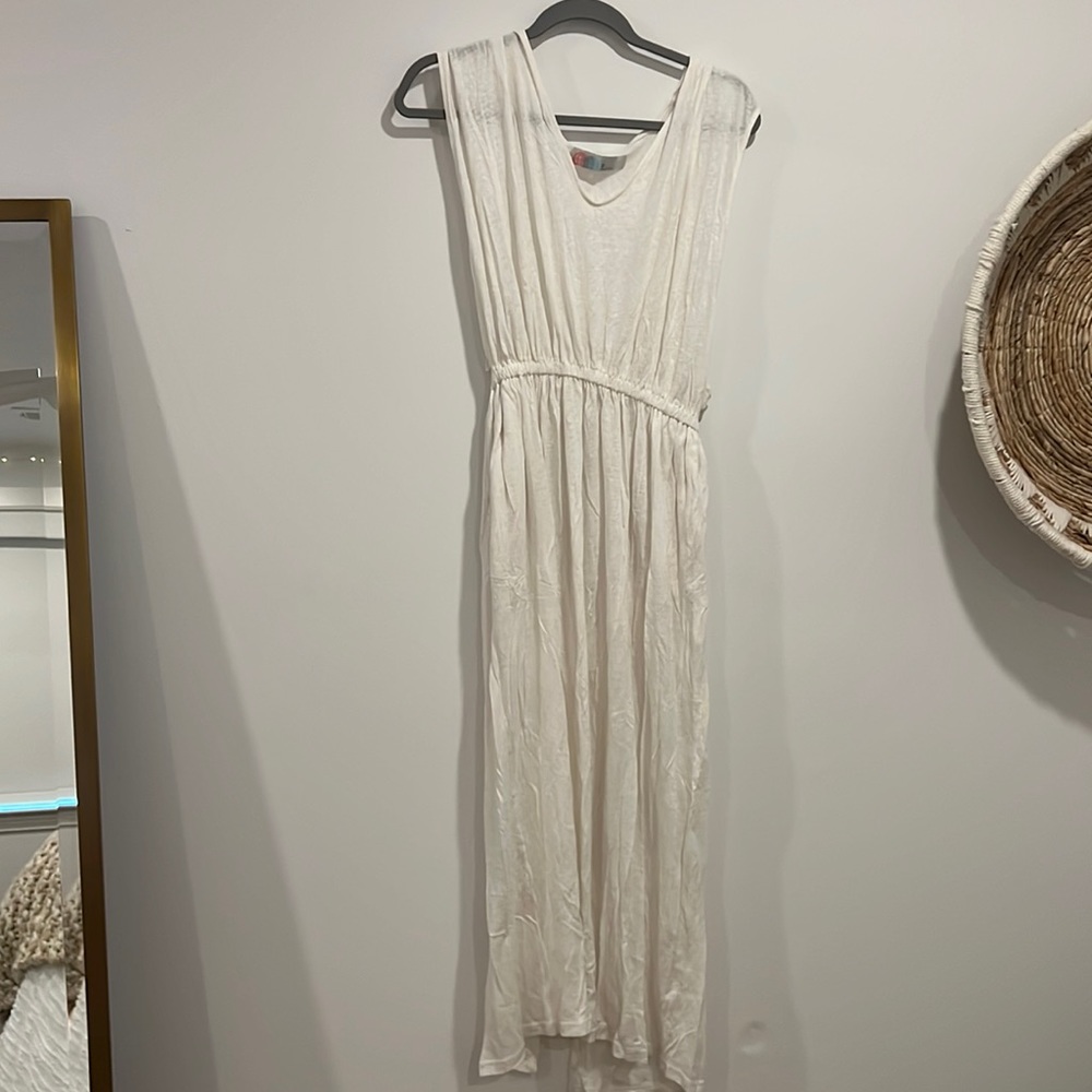 Free people white maxi dress